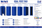 2" Open-Cell Goal Post Pad