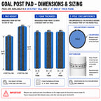 2" Open-Cell Goal Post Pad