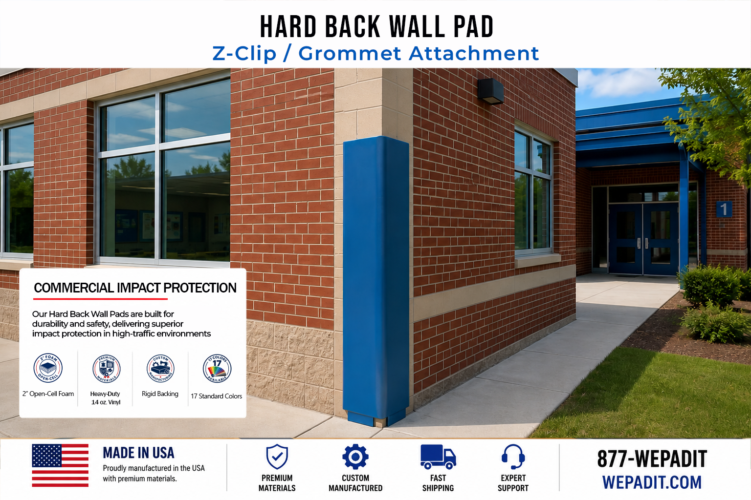 HARD BACK CORNER PAD