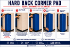HARD BACK CORNER PAD