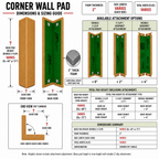 HARD BACK CORNER PAD