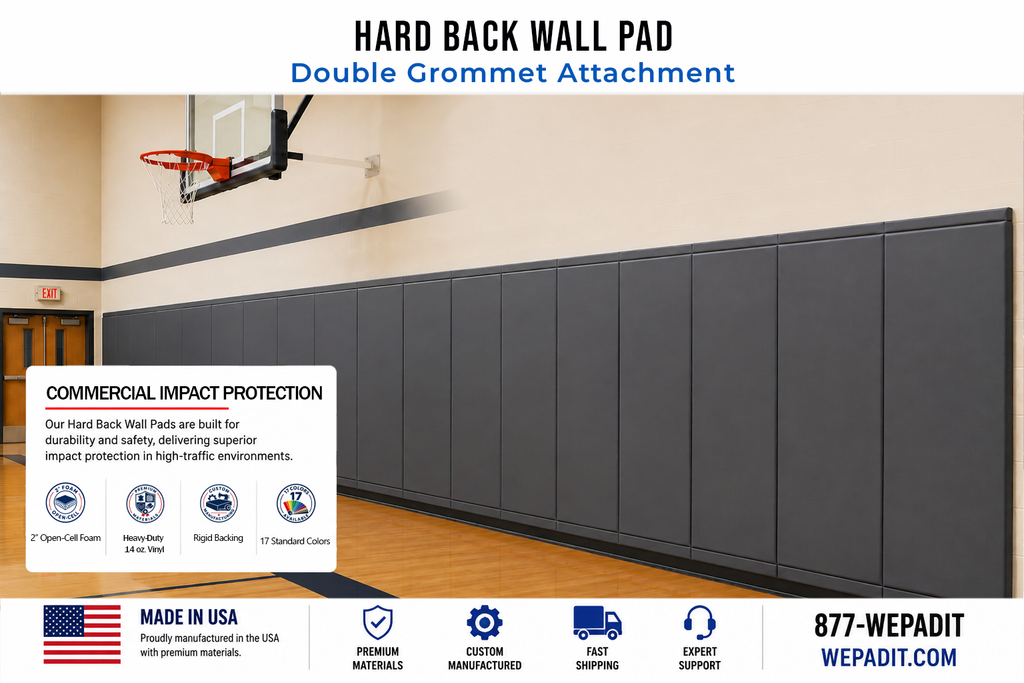 Hard Back Wall Pad | 2" Open-Cell Foam | Custom Made