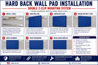 Hard Back Wall Pad | 2" Open-Cell Foam | Custom Made