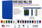 Hard Back Wall Pad | 2" Open-Cell Foam | Custom Made