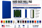 Hard Back Wall Pad | 2" Open-Cell Foam | Custom Made