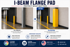I-Beam Flange Pad — Closed-Cell Foam