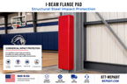I-Beam Flange Pad — Closed-Cell Foam