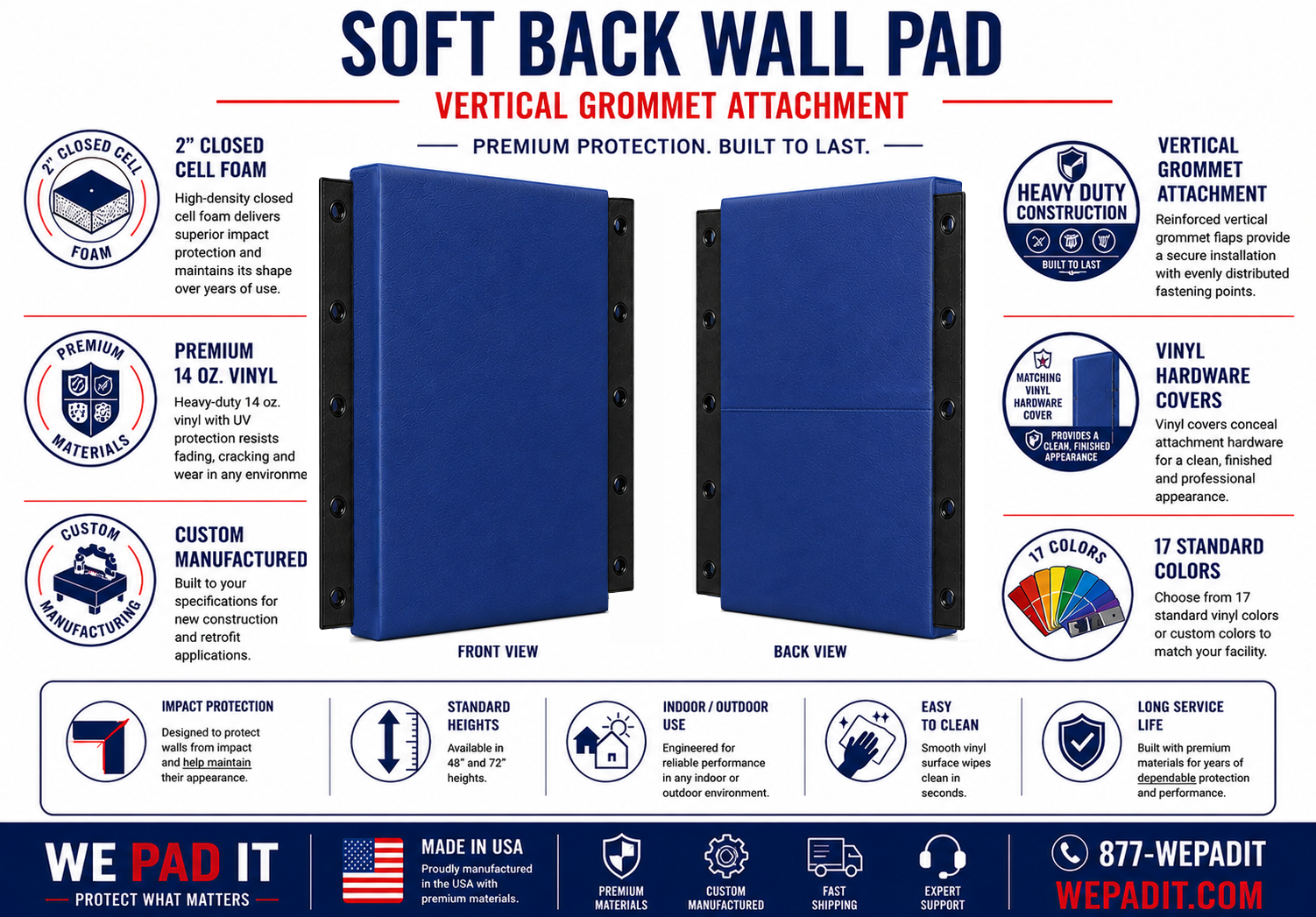 SOFT BACK WALL PAD
