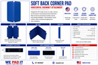 3-Sided Soft Back Pad | Custom Made