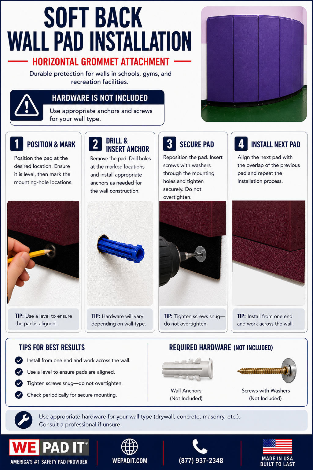 SOFT BACK WALL PAD