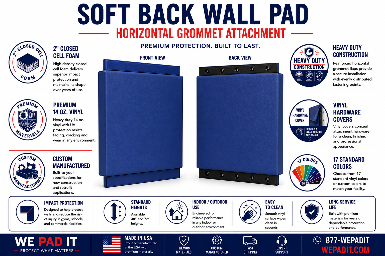 SOFT BACK WALL PAD