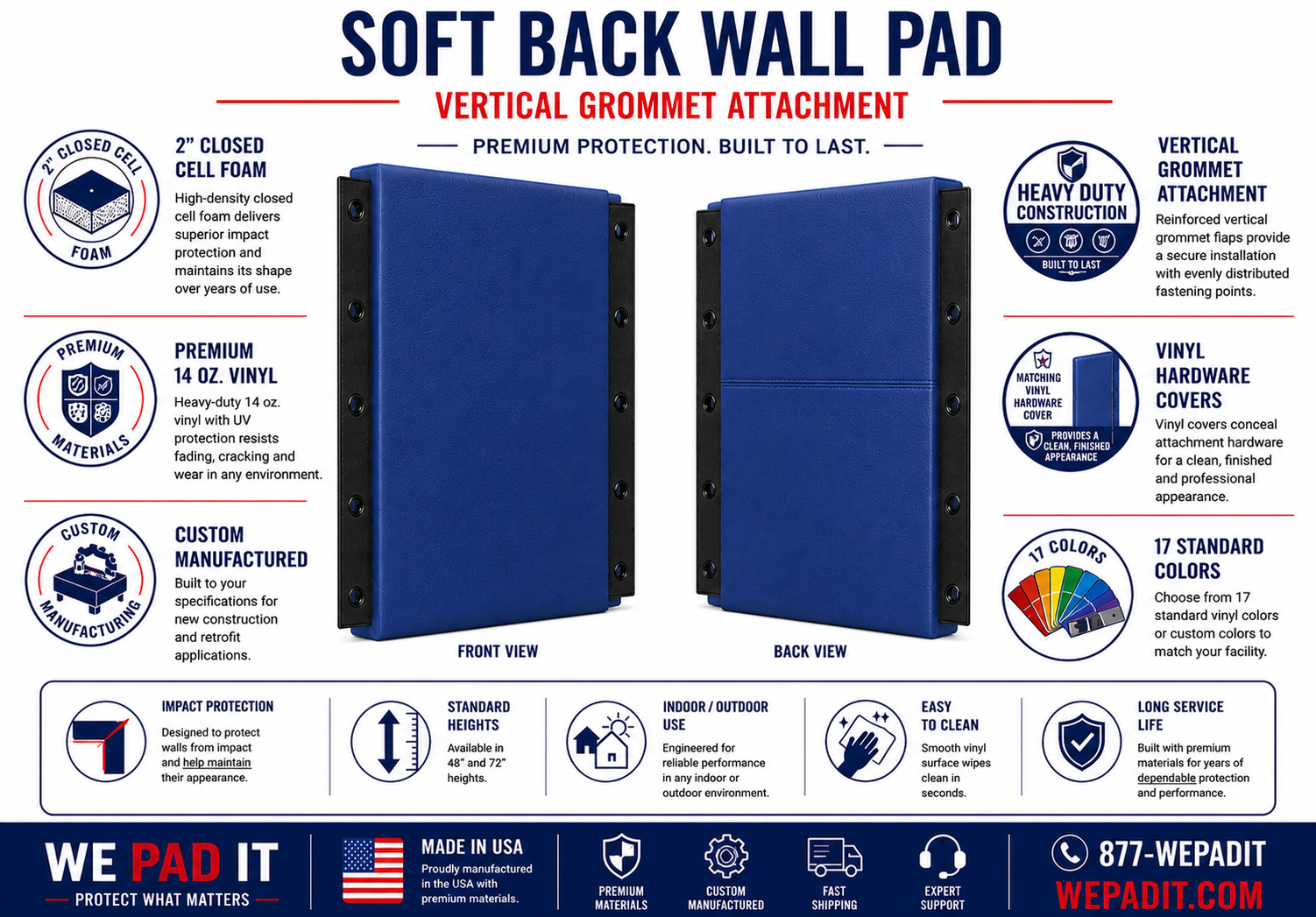 SOFT BACK WALL PAD