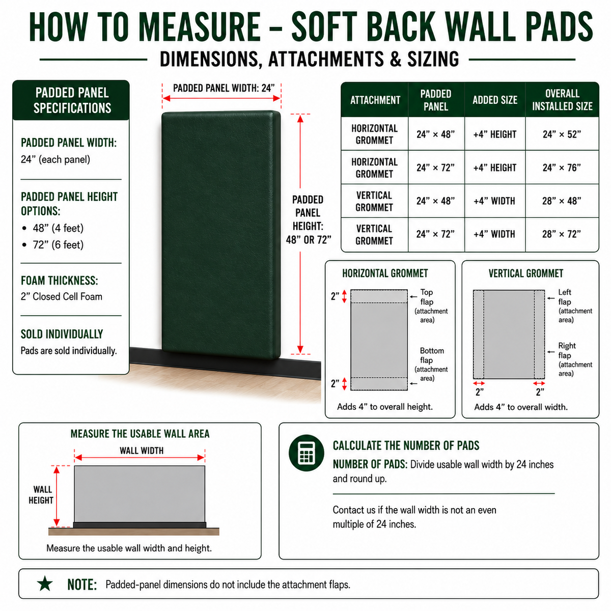 SOFT BACK WALL PAD