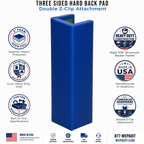 3-Sided Hard Back Pad | Custom Made