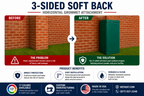3-Sided Soft Back Pad | Custom Made