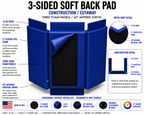 3-Sided Soft Back Pad | Custom Made
