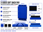 3-Sided Soft Back Pad | Custom Made