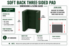 3-Sided Soft Back Pad | Custom Made