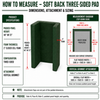 3-Sided Soft Back Pad | Custom Made